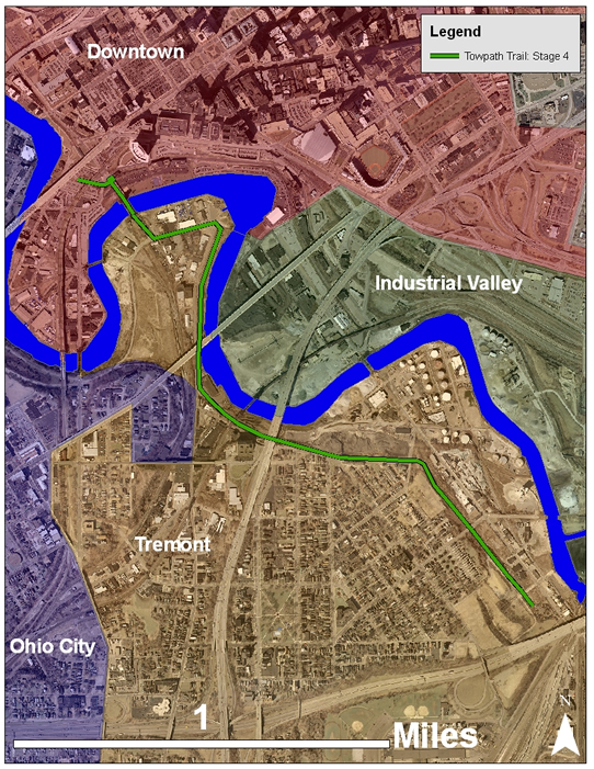 Towpath Trail Stage 4 Aerial View