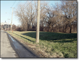 Before photo of Greenway Trail Head 