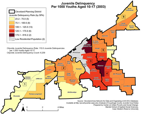 Juvenile Delinguency Map